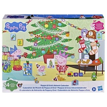 Peppa Pig Peppa & Evie's Advent Calendar with 24 Surprise Toys