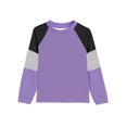 thumbnail image 4 of Posijego Girls Striped Long Sleeve Shirts Kids Round Neck Color Block Tunic Tops Spring T-Shirts Size 4-14 Years, 4 of 5