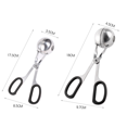 thumbnail image 2 of 2 PCS None-Stick Meatball Maker with Detachable Anti-Slip Handles, Stainless Steel Meat Baller Tongs, 2 of 5