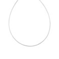 thumbnail image 2 of Collier Rond en Argent Sterling 925 18 Pouces 1.5mm Omega Fermoir Mousqueton Bijoux Cadeaux pour Femmes, 2 of 3