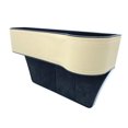 thumbnail image 1 of Labymos Car Seat Gap Filler Front Seat Side PU Leather Organizer Large Capacity Storage Box, 1 of 8