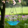 thumbnail image 3 of RYRDWP Clearance Outdoor Garden Floating Fountain Bird Bath & Hanging Bird Feeder – Multi-Functional Bird Bath Basin with Fountain for Garden, Yard Decor, 3 of 6