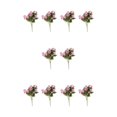 thumbnail image 3 of ZheElen 2pcs Artificial Silk Daisy Flowers Low Maintenance And For Home Faux Flowers purple 5Set, 3 of 6