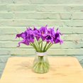 thumbnail image 3 of CHUANK 20pcs Artificial Calla Lily Silk Flowers 13.4” for Home Kitchen Wedding Table Decoration (White), 3 of 18