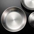 thumbnail image 2 of 304 Stainless Steel Double Thick Metal Rice Cereal Bowls Double Walled Ice Cream Soup Bowls Heat Insulated Mixing Bowl, 2 of 8