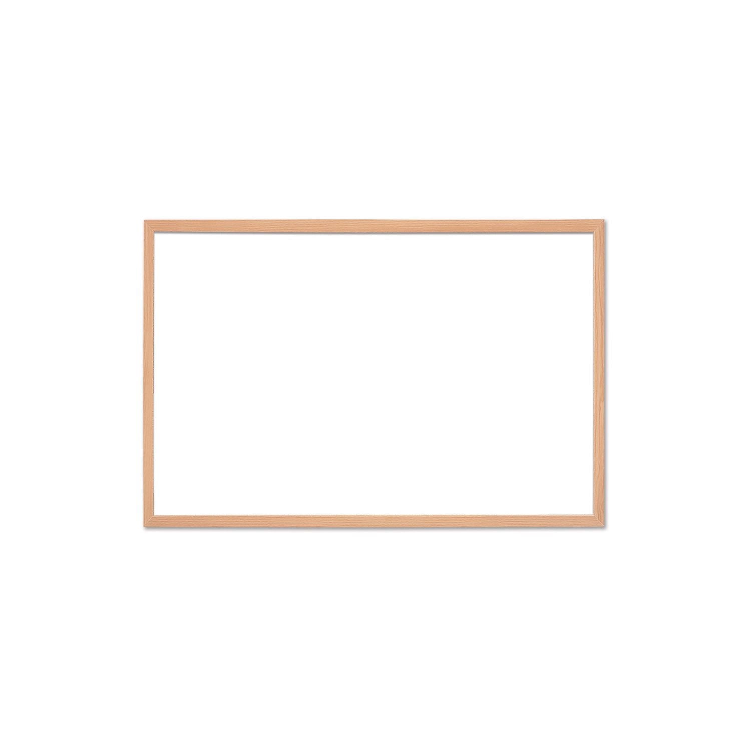 Quartet Dry-Erase Board, Non-Magnetic, Maple Wood Frame, Whiteboard, 36” x 24”