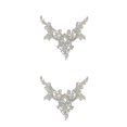 thumbnail image 4 of Wweixi Fine Workmanship Applique Sew On Beads Trim Patches For Beautiful And Fashionable Designs Acrylic Durable For Long Time blackish green 2Set, 4 of 6