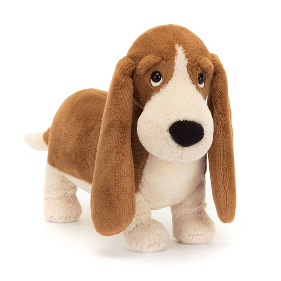 Jellycat Randall Basset Hound Chien en Peluche, Jouet en Peluche 9 x 4,75 x 12,5 Pouces Cadeau Classique pour Enfants