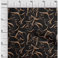 thumbnail image 2 of oneOone Polyester Spandex Black Fabric Floral & Sewing Craft Projects Fabric Prints By Yard 56 Inch Wide, 2 of 4