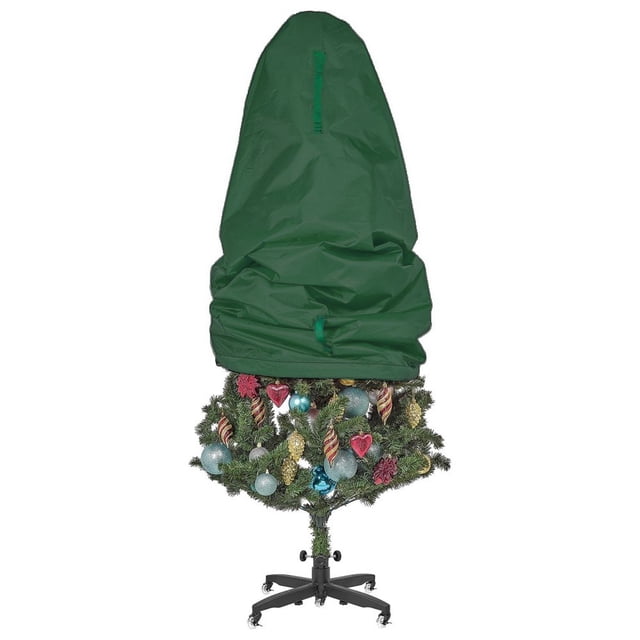 Wzzjkit Sac de Rangement pour Arbre de Noël Housse de Rangement pour Arbre de Noël avec Fermeture Éclair Sangles Réglables Housse de Rangement pour Arbre de Noël pour Pied Assemblé