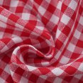 thumbnail image 4 of Tranfacy Robes Décontractées pour Filles, Robe à Manches Courtes pour Filles, Robe d'Été Fine à Manches Courtes pour Filles à Col Rond Imprimée à Carreaux, Mignonne Robe Décontractée Mi-Longue avec Fermeture Éclair au Dos, 4 of 4