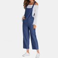 thumbnail image 4 of Combinaison à Bouton Long Playsuit Strap Casual Fashion pour Femmes, 4 of 8