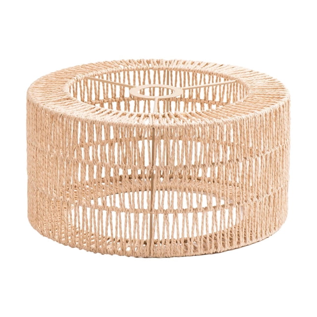 Milaget Paper Rope Lampshade Boho Boho Lampshade for Bedroom Teahouse Kitchen Island large