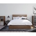 thumbnail image 1 of Nexera Ensemble de Chambre 3 Pcs avec Cadre de Lit, Brun, Complet, 1 of 4