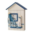 thumbnail image 1 of Fesfesfes Clearance Decorative Wall-Mounted Key Organizer Cabinet with Seabird Sea Tower Design Entryway Organizer for Home, Office, Dorm Keys, 1 of 5