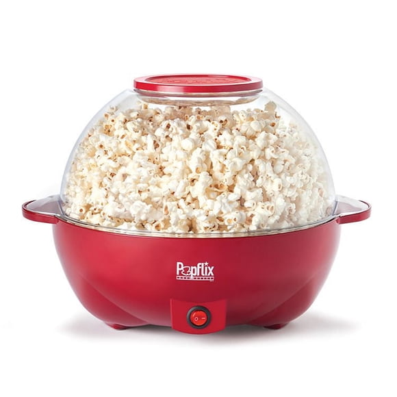 Popflix™ cinema-style dome electric 25 cup popcorn popper