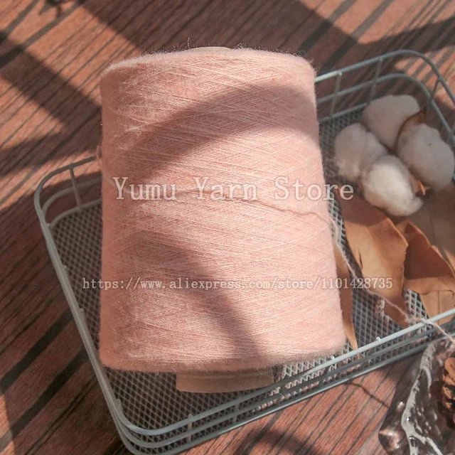 500G/Ball Multicolor Soft Mohair Yarn For Hand Knitting Woollen Acrylic Long Fluffy Crocheting Thread DIY Sweater Fall Winter