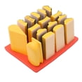thumbnail image 3 of 16PCS Hand Grinding Blocks Self Adhesive Groove Curved Surface Polishing Block for Woodworking, 3 of 14