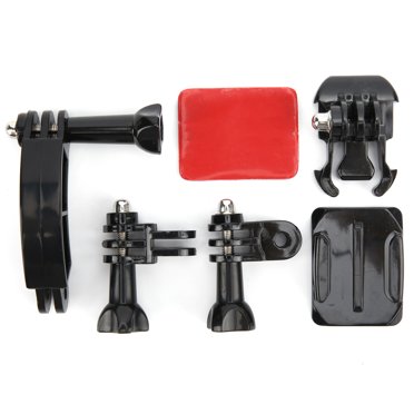 Support de Caméra d'Action, Support de Caméra de Casque pour Assurer la Sécurité, Opération Simple, Plastique, Grand Application pour Caméra d'Action