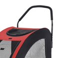 thumbnail image 2 of Medium Foldable Dog Stroller Full Zipper Large Space Strong Bearing Capacity Breathable Pet Stroller for Outdoor Travelling, 2 of 5