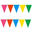 thumbnail image 3 of 5 Couleurs Bunting 80M Fête Vacances Décoration Triangle Chaîne Drapeaux, 3 of 7