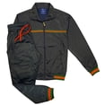 thumbnail image 1 of Men's StarLight Active Fashion Stripe Jogger Track Jacket & Trackpants 2 Piece Set, 1 of 2