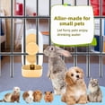 thumbnail image 2 of Automatic Pet Water Dispenser Hanging Drinker Bottle Bowl for Cage Small Animals Hydration Solution, 2 of 4