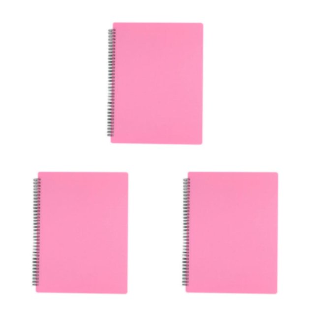 mmirethe Dossier de Musique A4 Élégant Sécurise les Notes de Musique Léger et Portable Rose Clair 3ensemble