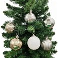 thumbnail image 2 of Décorations incassables Holiday Time, 24 unités, gris/or/argent/blanc, 2 of 4