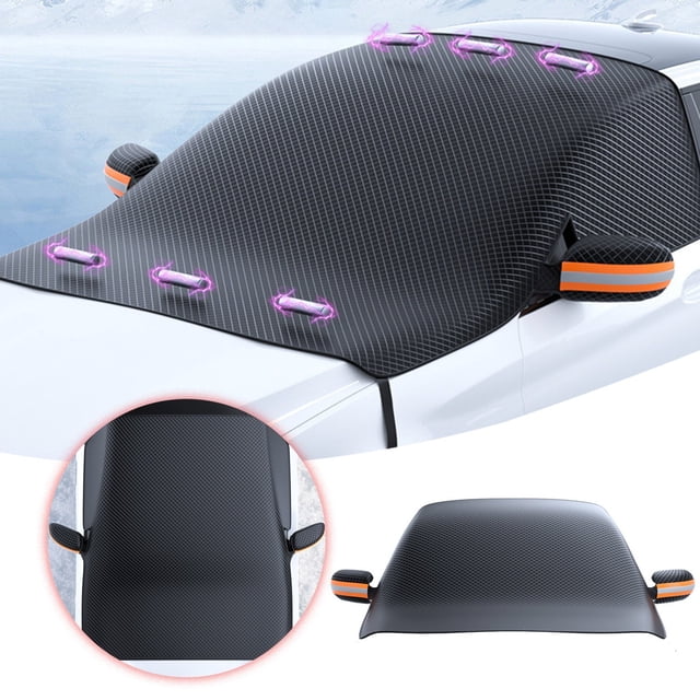 WIFKLSIIPG 1PC Winter Car Shield Easy to Install Secure and Clean Providing Ice Comfortable Travel