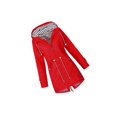 thumbnail image 1 of Hoodie Veste Douce Femme Imperméable Imperméable Manteau de Pluie Outdoor Armée Veste Rouge XL, 1 of 4