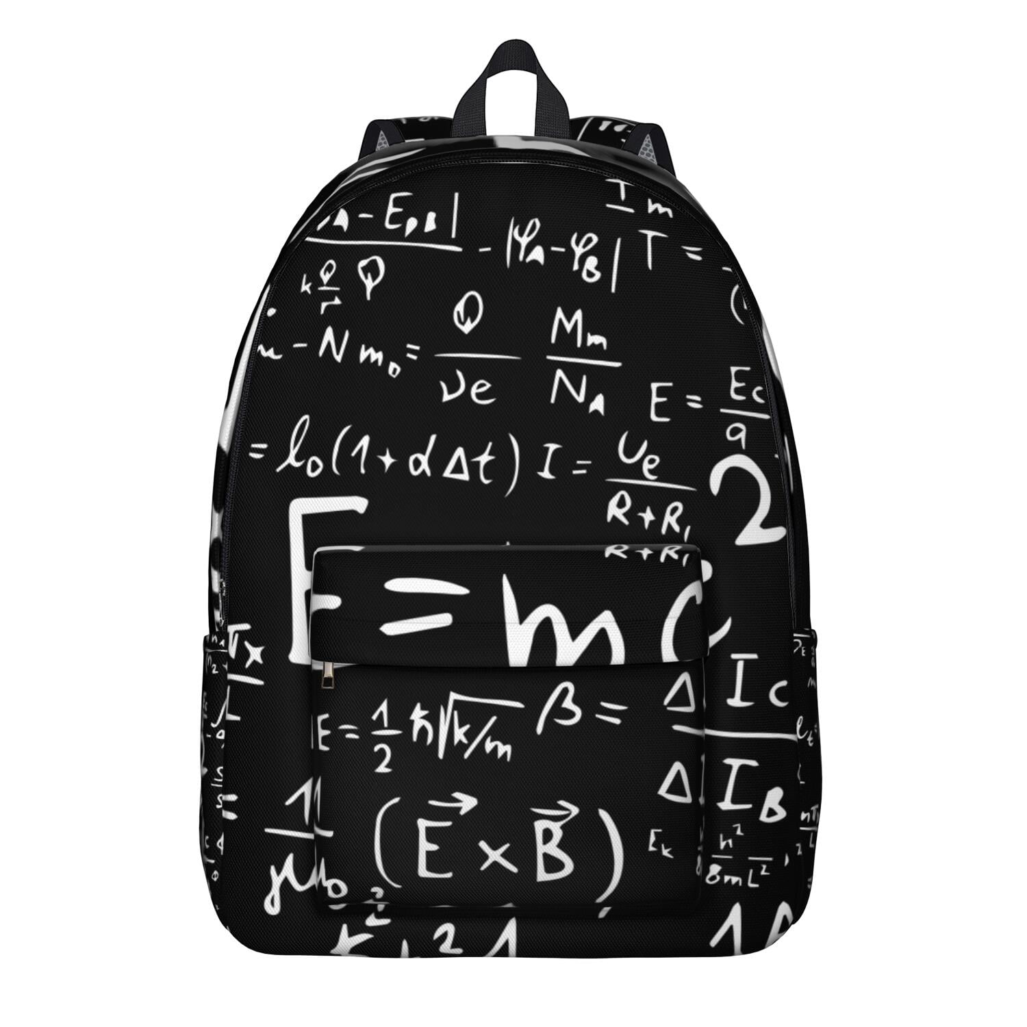 Scientific Formula School Backpack, Experiment Design, Biology Student School Bag, Science Classroom Travel Daypack