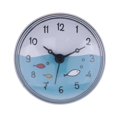 thumbnail image 1 of jifeng Bathroom Kitchen Clock w/ Suction Cup Waterproof Analog Display Gift Gray A-Gray, 1 of 8