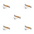 thumbnail image 3 of QualitChoice Rear Drive Shaft 1:12 Crawler Parts Replacement for Wltoys 12423 12428 12429 Gold 5Set, 3 of 6