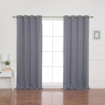 thumbnail image 1 of BHF Blackout Collection 2 Curtain Panel Set  84"  Grommet Top - Light Gray, 1 of 4