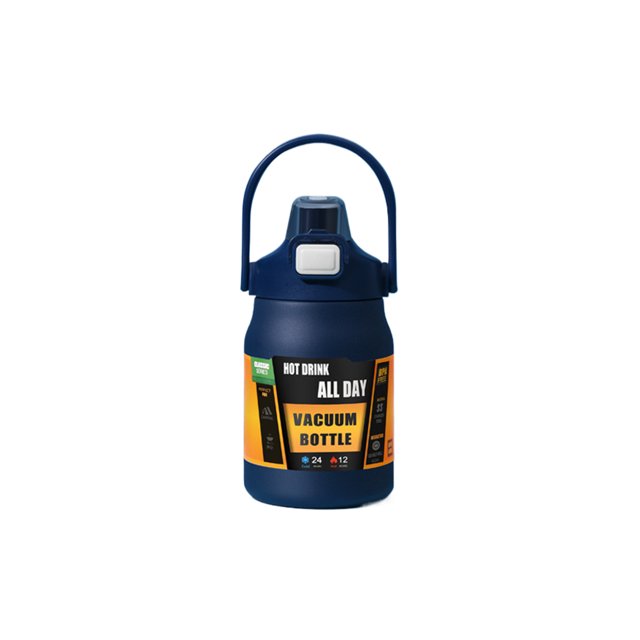 tredstone Gobelet à Paille Rabattable avec Grand Ouverture Léger Écologique Bleu 800ml