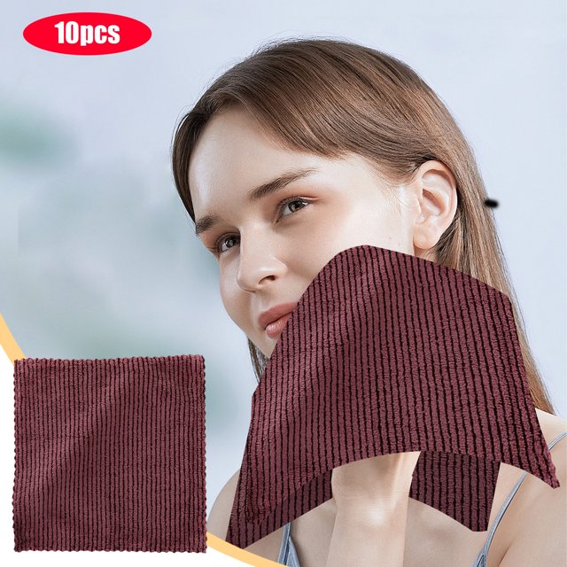 Qocolhg 10 Pcs Cleaning Rags for Housekeeping, Cleaning Cloths Hand Washcloths Hand Towels Washable Machine Washable Reusable Cleaning Wipes Drying and Cloths Absorbent for Kitchen and Office