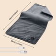 thumbnail image 2 of BKER USB Heating Pad Portable Heating Pad 5V Heated Cushion For 3 Heat Settings And Auto Shut Off Hot For Neck Abdominal, 2 of 6