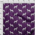 thumbnail image 2 of oneOone Georgette Viscose Fabric Horse Block Printed Craft Fabric BTY 42 Inch Wide, 2 of 4