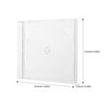 thumbnail image 2 of SHISUYAN 10pcs CD DVD Storage Boxes Plastic Case Replacement Disc Holder, 2 of 8