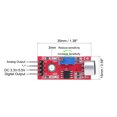 thumbnail image 2 of Unique Bargains Microphone Sound Sensor, Voice Detection Module with Digital and Analog Out for Arduino DIY Projects 3pcs, 2 of 2