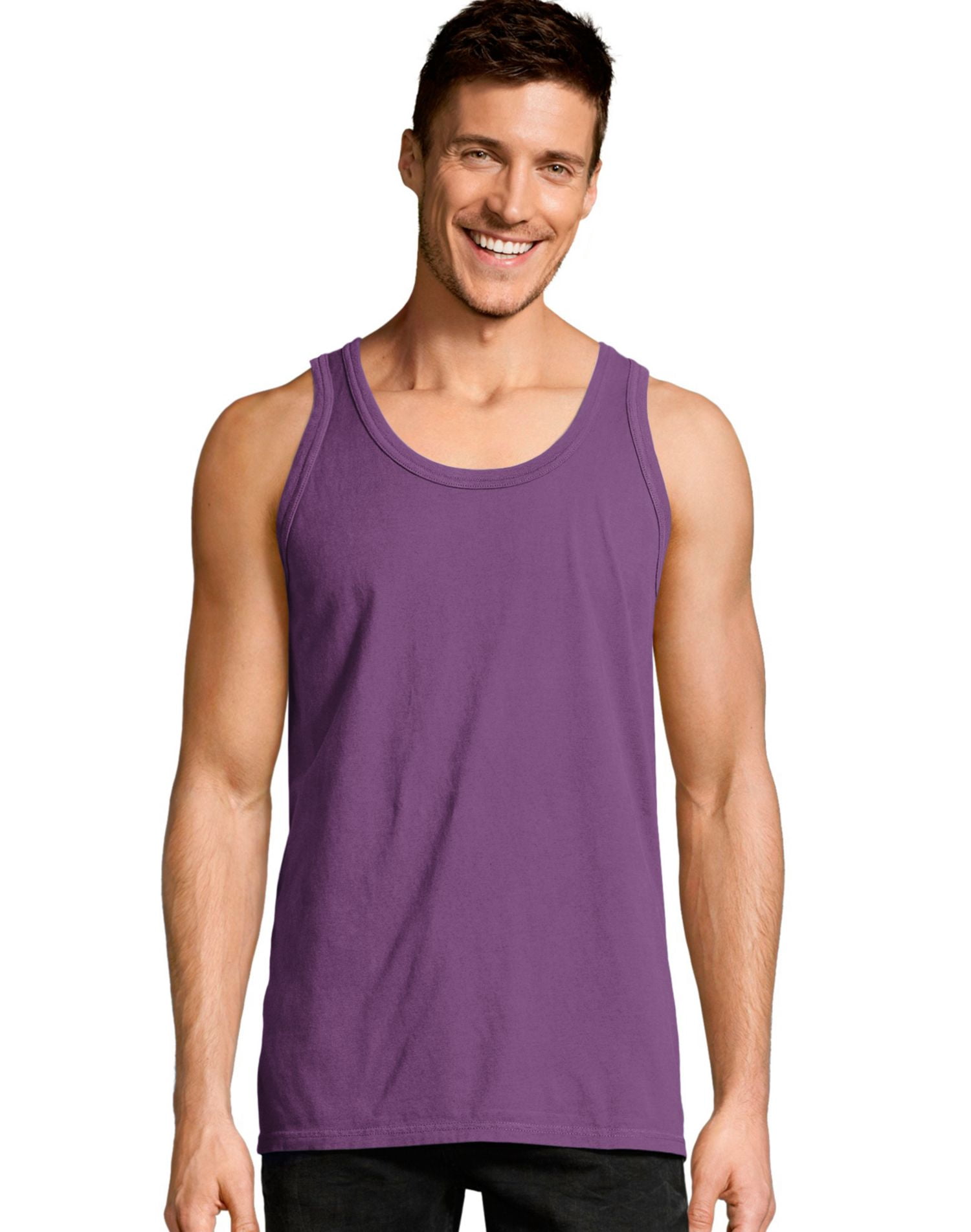 Hanes Homme ComfortWash Débardeur Sans Manches Teint en Pièce, 3TG