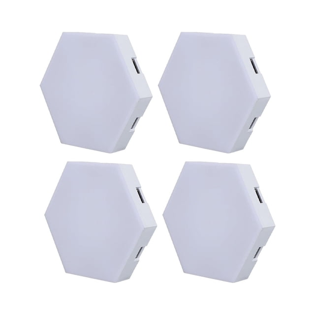 Wall Lights for Bedroom Hexagonal Rgb Intelligent Control and Music Synchronization Hexagonal Light Game Mood Light Background Wall Light Bedroom Pickup Light Game Light Rgb Wall Light