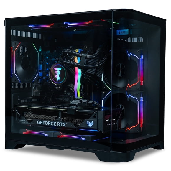 ViprTech Reaper 3.0 Liquid-Cooled PC - Ryzen 7 8700F 5GHz, RTX 5070 12GB, 16GB DDR5, 1TB SSD, Onyx Black