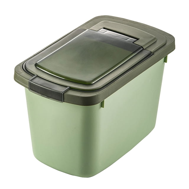 Matoen Large Airtight Rice Container, Food Storage Cereal Container, Pet Dog Food Container With Measuring Cup, Flour Grain Container For Household