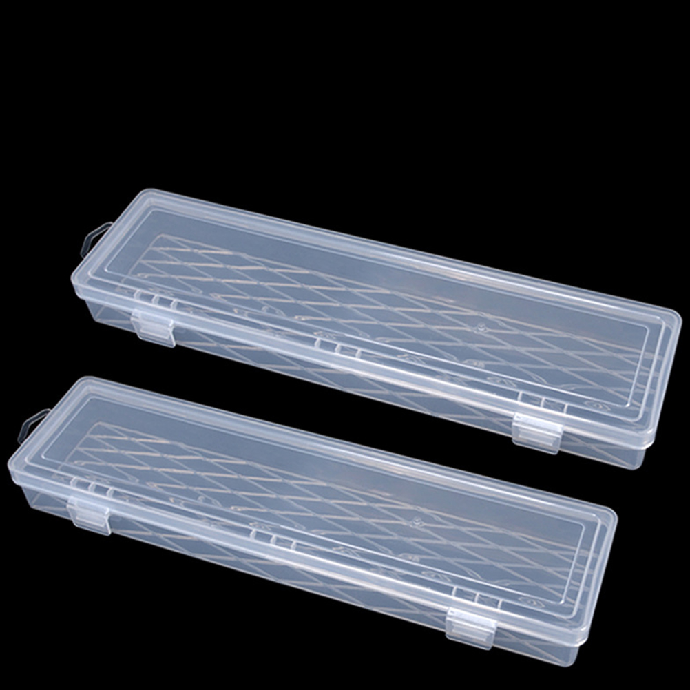 HINTRMENT Plastic Tool Storage Case Small Clear Tool Box for Workshops 1Set