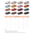 thumbnail image 2 of MAWCLOS Ladies Moccasins Comfort Nursing Shoes Slip On Resistant Loafers Bow Work Boat Shoe Coffee 5, 2 of 9
