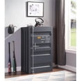 thumbnail image 2 of Bowery Hill Commode Contemporaine en Métal avec 1 Porte, Gris Canon, 2 of 5