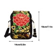 thumbnail image 3 of Vaidha Yunnan Ethnic Style Embroidery Bag For Women Embroidered Body Mini Bag Flip Phone Bag, 3 of 5