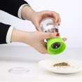 thumbnail image 2 of Manual Kitchen Tool Pepper Grinder Coffee Bean Sesame Grinder Ceramic Core Storage Grinding Glass Bottle Trumpet+green Lid, 2 of 3